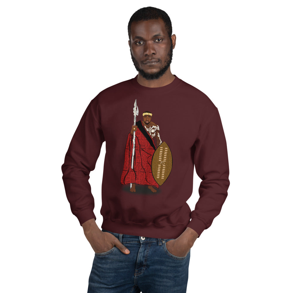 AfriBix Warrior African King Comfortable Unisex Sweatshirt