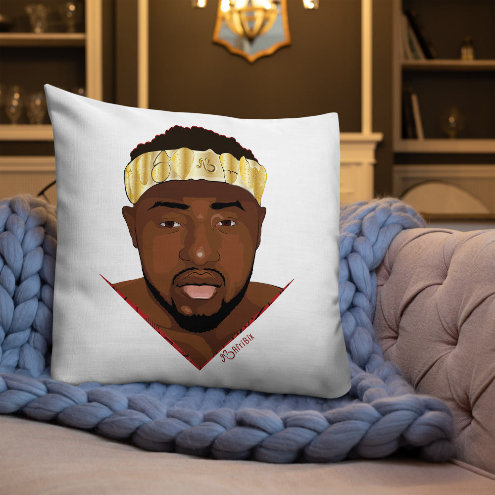 AfriBix Warrior King Tribal Print Premium Pillow