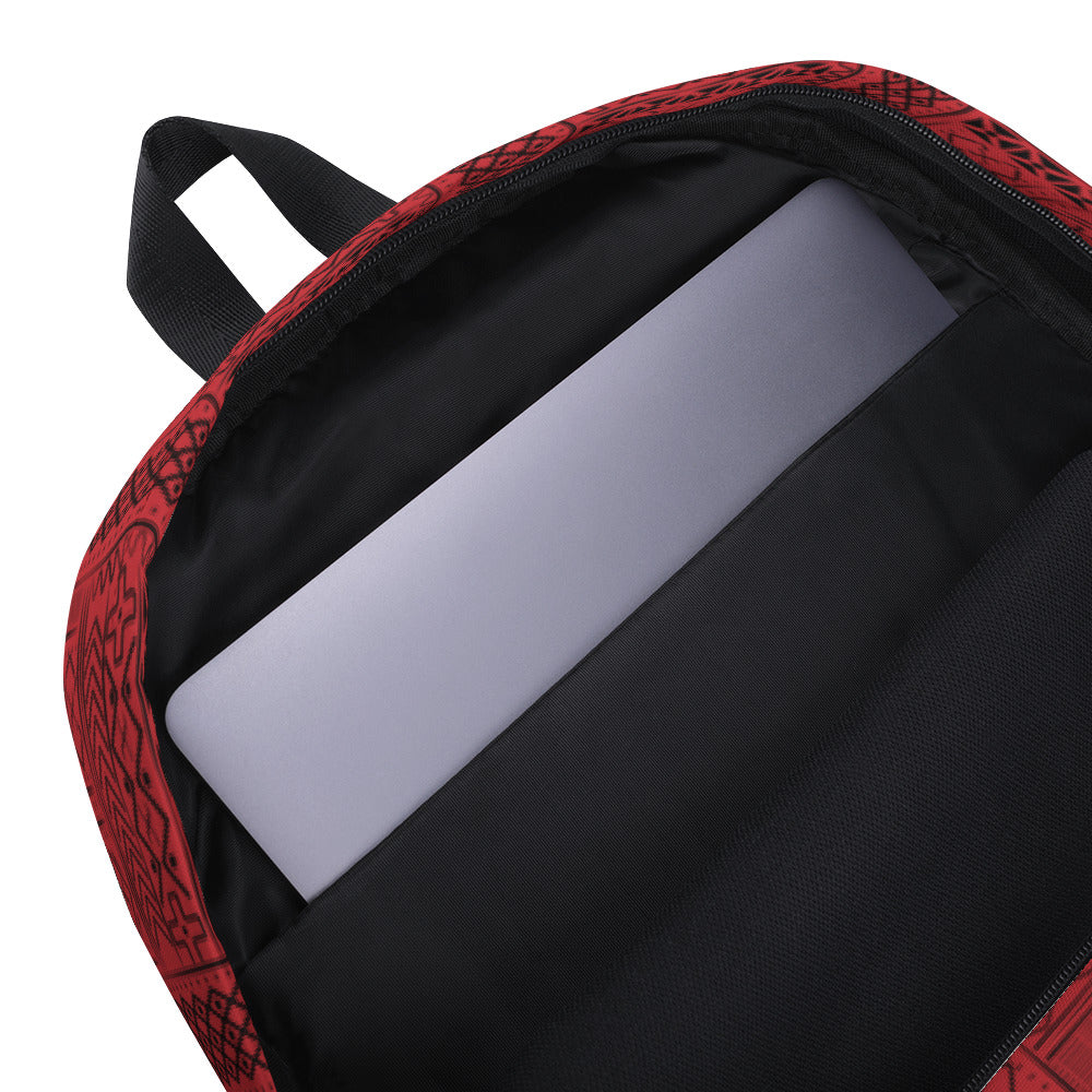 Ubuntu Tribal Print Laptop Backpack