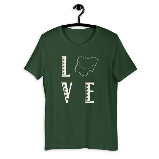 I LoVe Naija Short-Sleeve Unisex T-Shirt