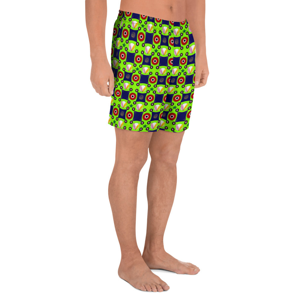 Fluorescent Inception Men's Athletic Shorts