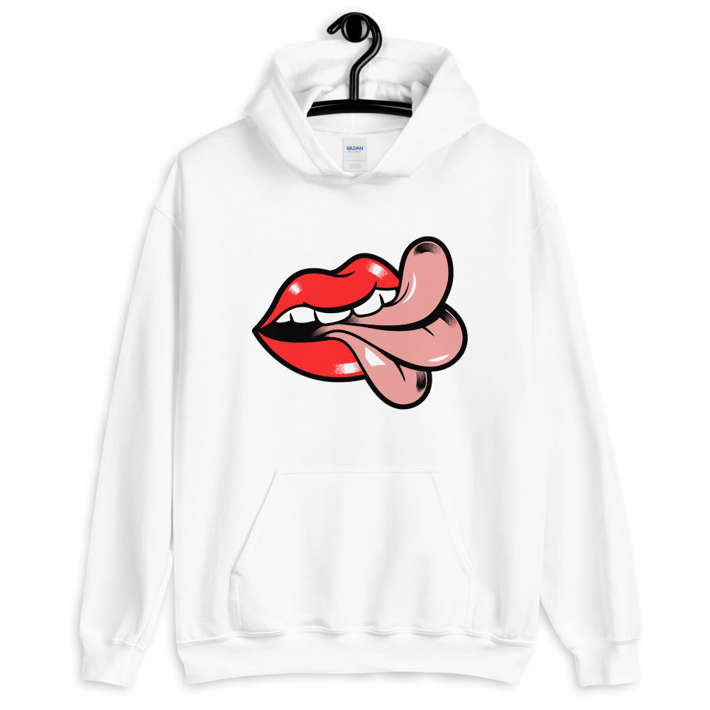 Cheeky Graphic Mouth & Tongue Comfortable Unisex Hoodie