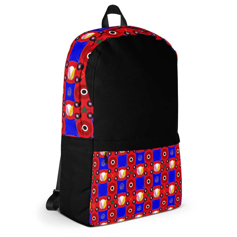Inception Print Laptop Backpack