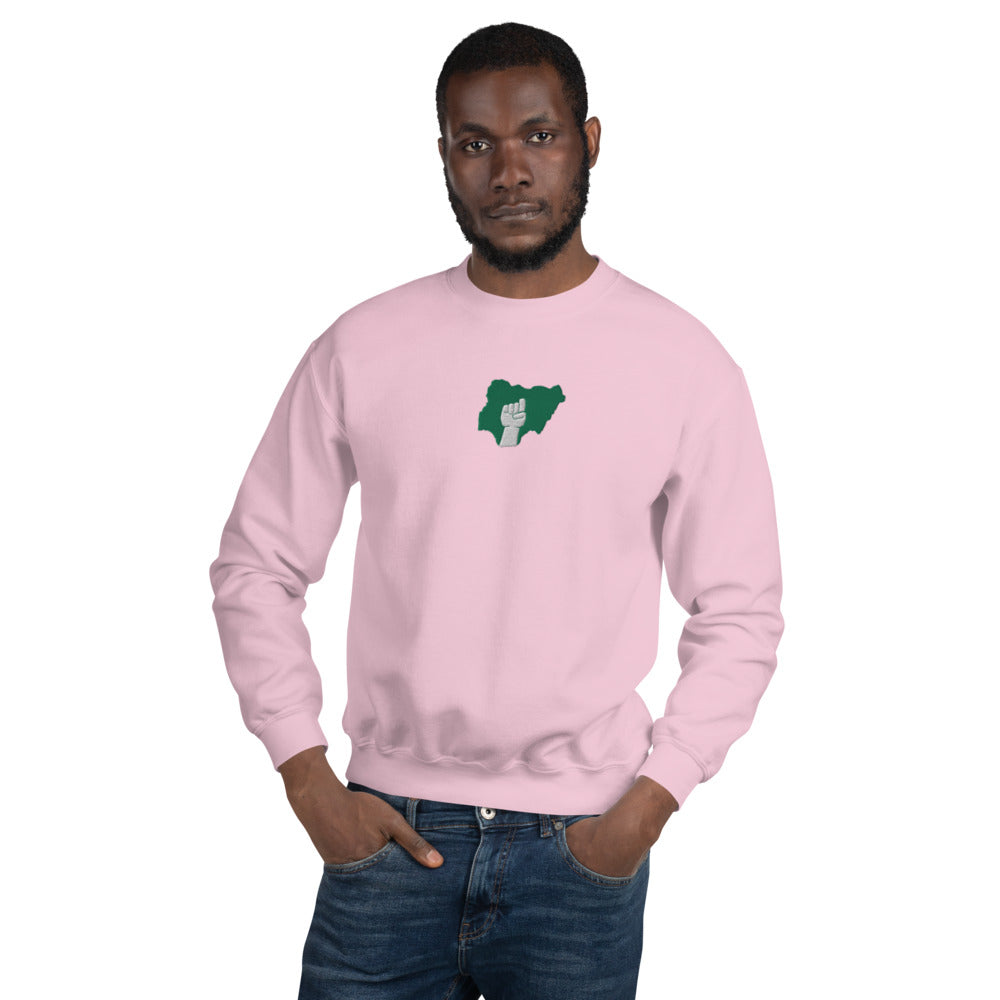 Naija Pride Embroidered Unisex Sweatshirt