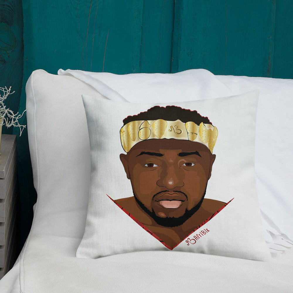 AfriBix Warrior King Tribal Print Premium Pillow