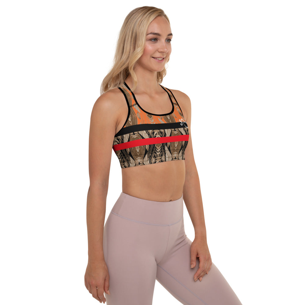 Cathedral Patch Padded Sports Bra