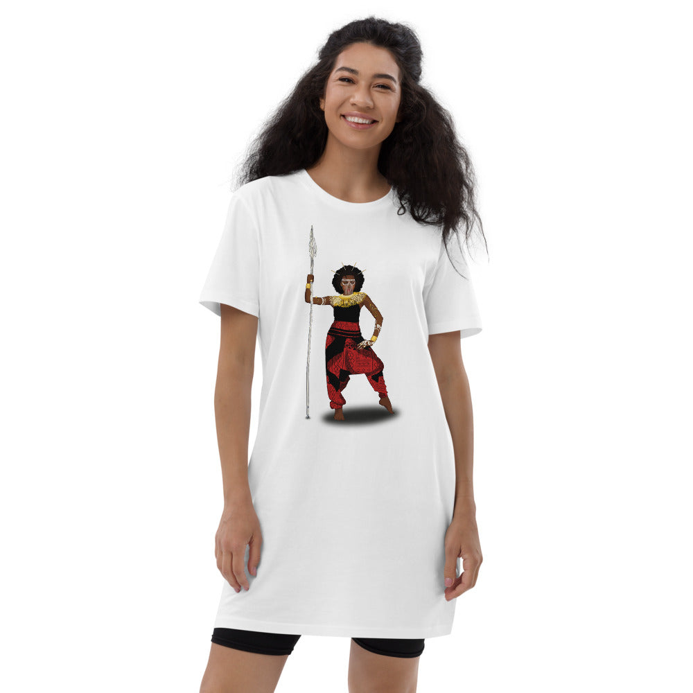 AfriBix Warrior Organic Cotton T-shirt Dress