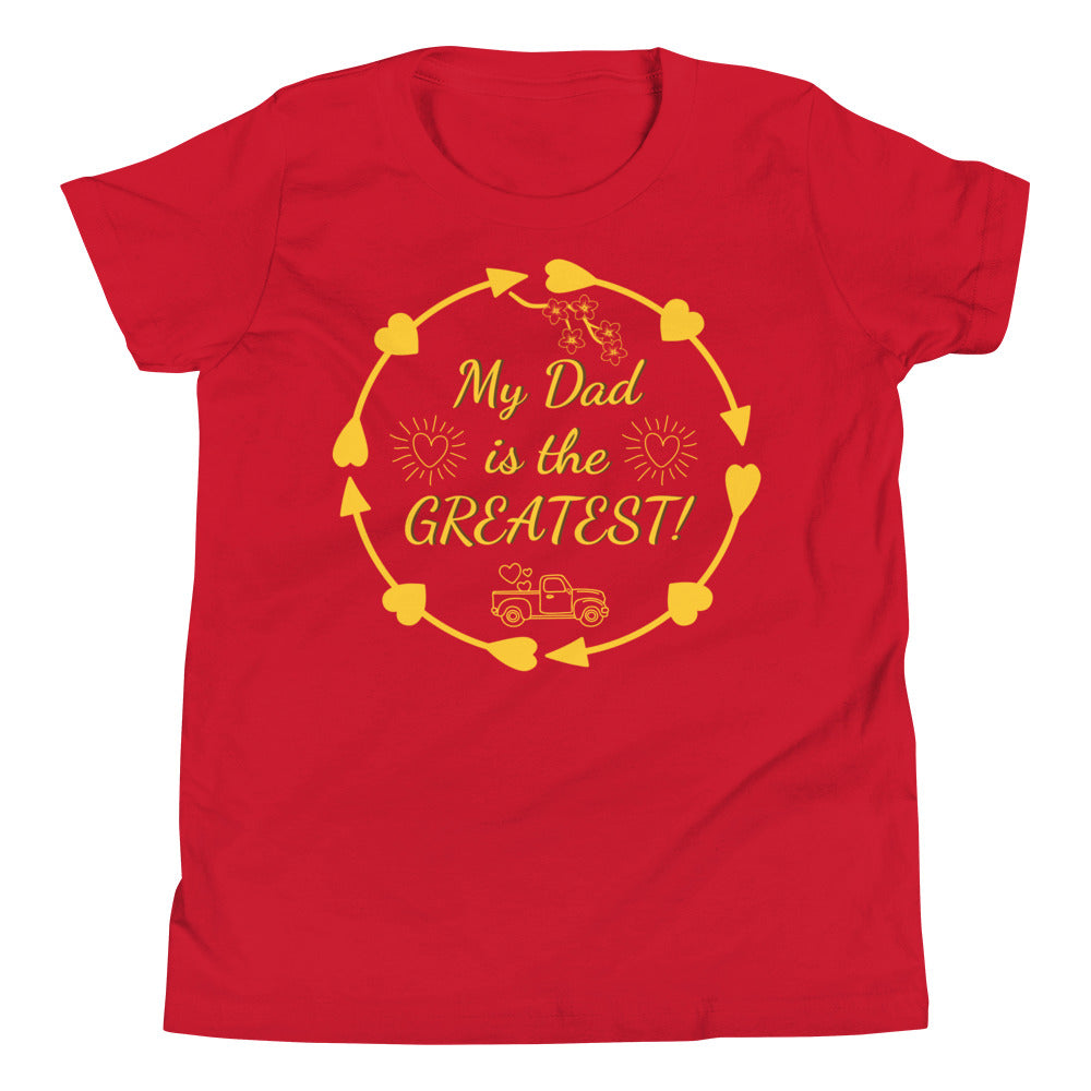 Greatest Dad Youth Short Sleeve T-Shirt