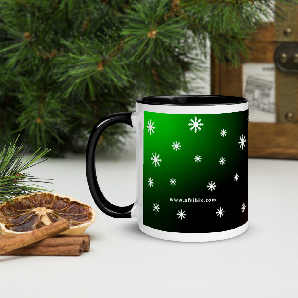 'Personalised' Christmas Two Toned Mug