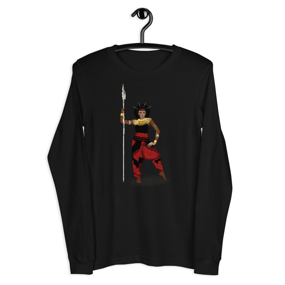 AfriBix Warrior African Queen Unisex Long Sleeve Tee