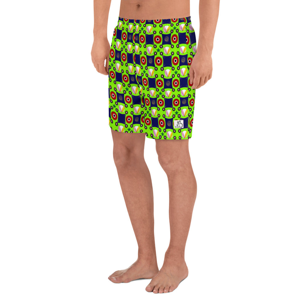 Fluorescent Inception Men's Athletic Shorts