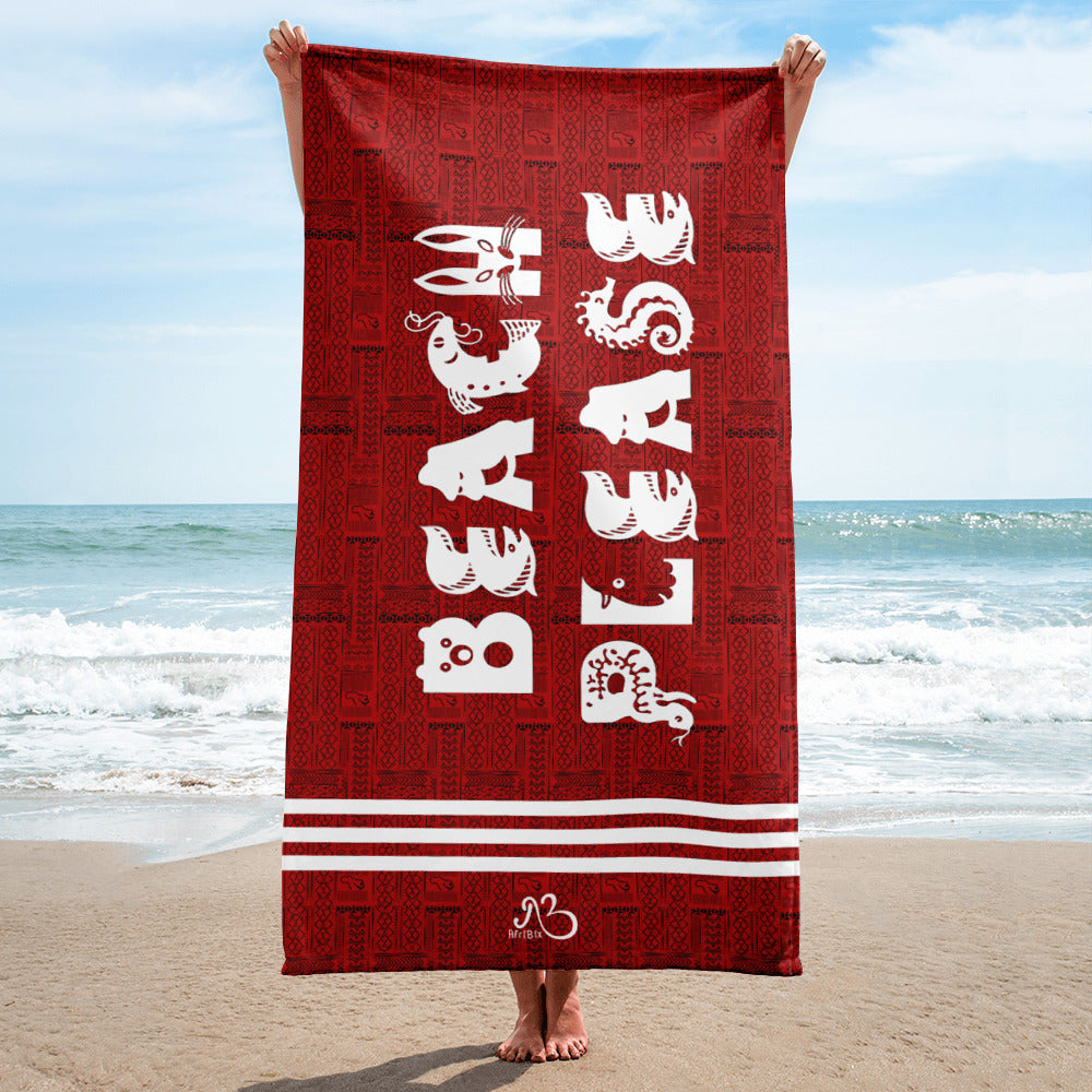 Tribal best sale beach towel