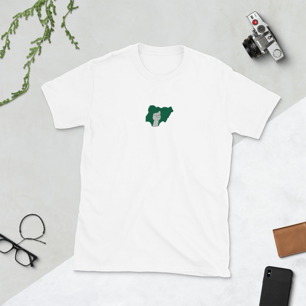 Naija Pride Embroidered Short-Sleeve Unisex T-Shirt