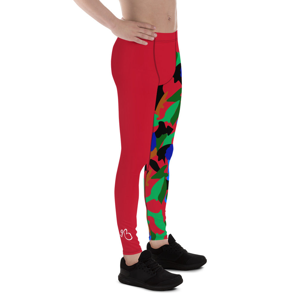 AfriBix Camo Part Alloy Men's Leggings