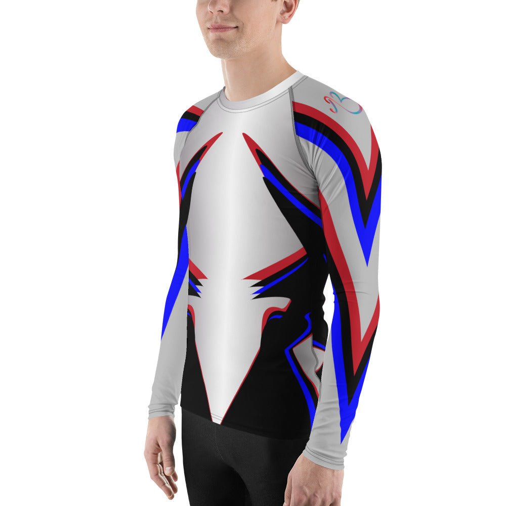 AfriBix Silver Gladiator Rash Guard