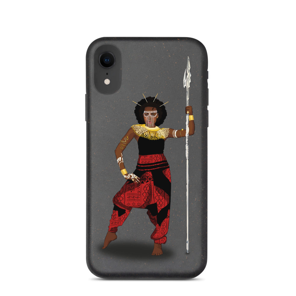 AfriBix Warrior African Queen Anti-shock Biodegradable iPhone case