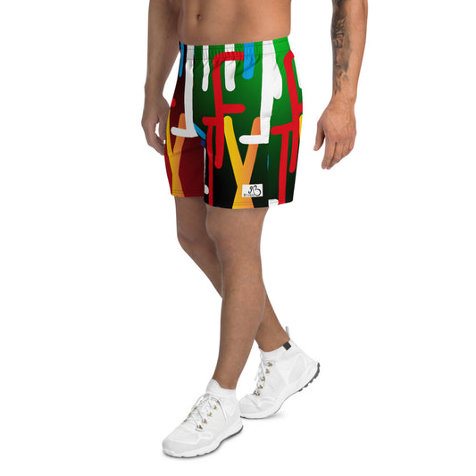 AfriBix Collage Men's Athletic Shorts