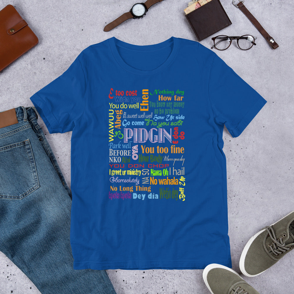 AfriBix Pidgin Print Unisex T-Shirt