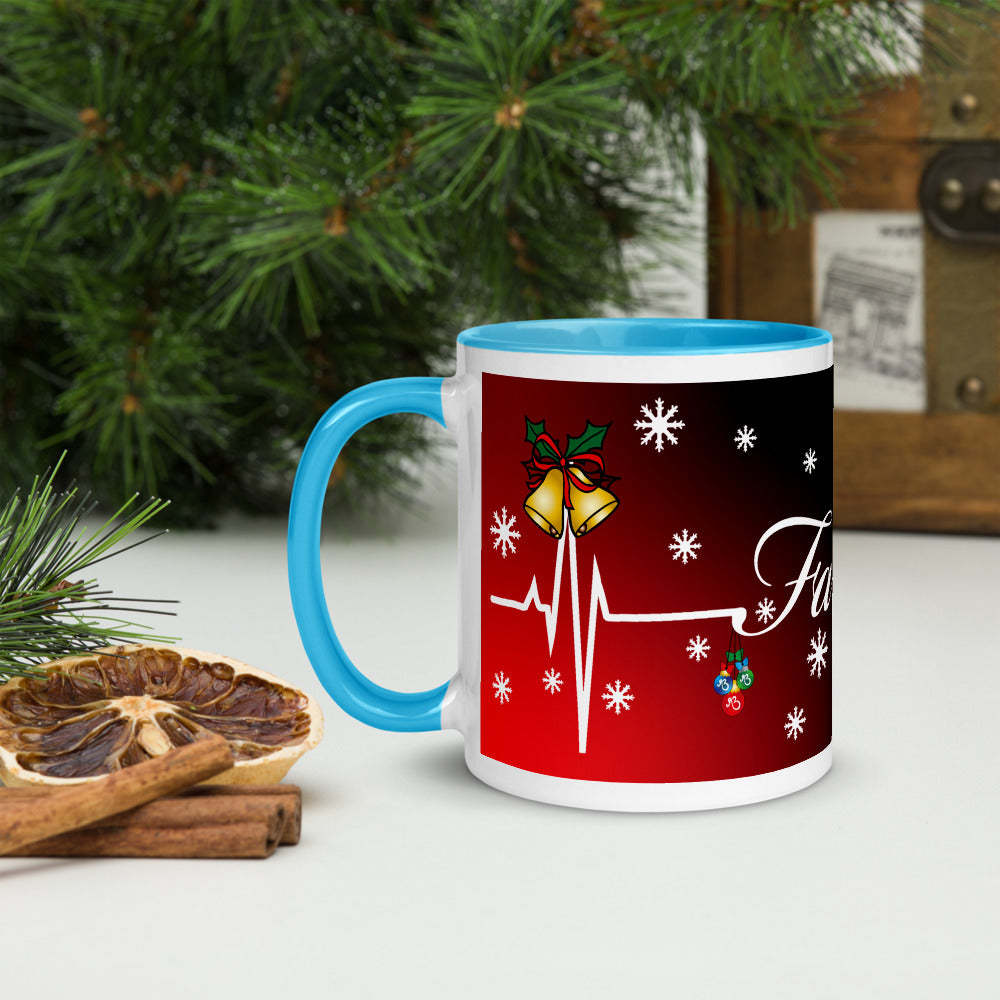 'Family Christmas' Two Toned Mug