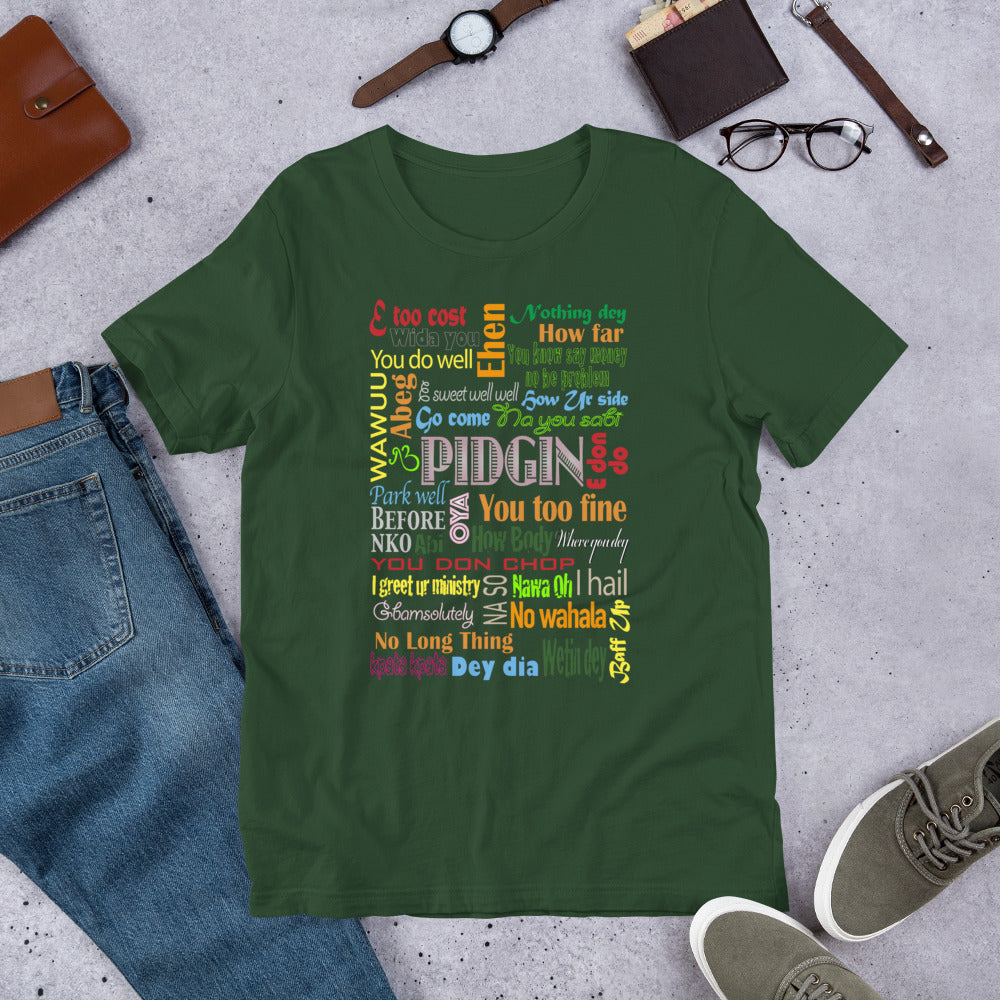 AfriBix Pidgin Print Unisex T-Shirt
