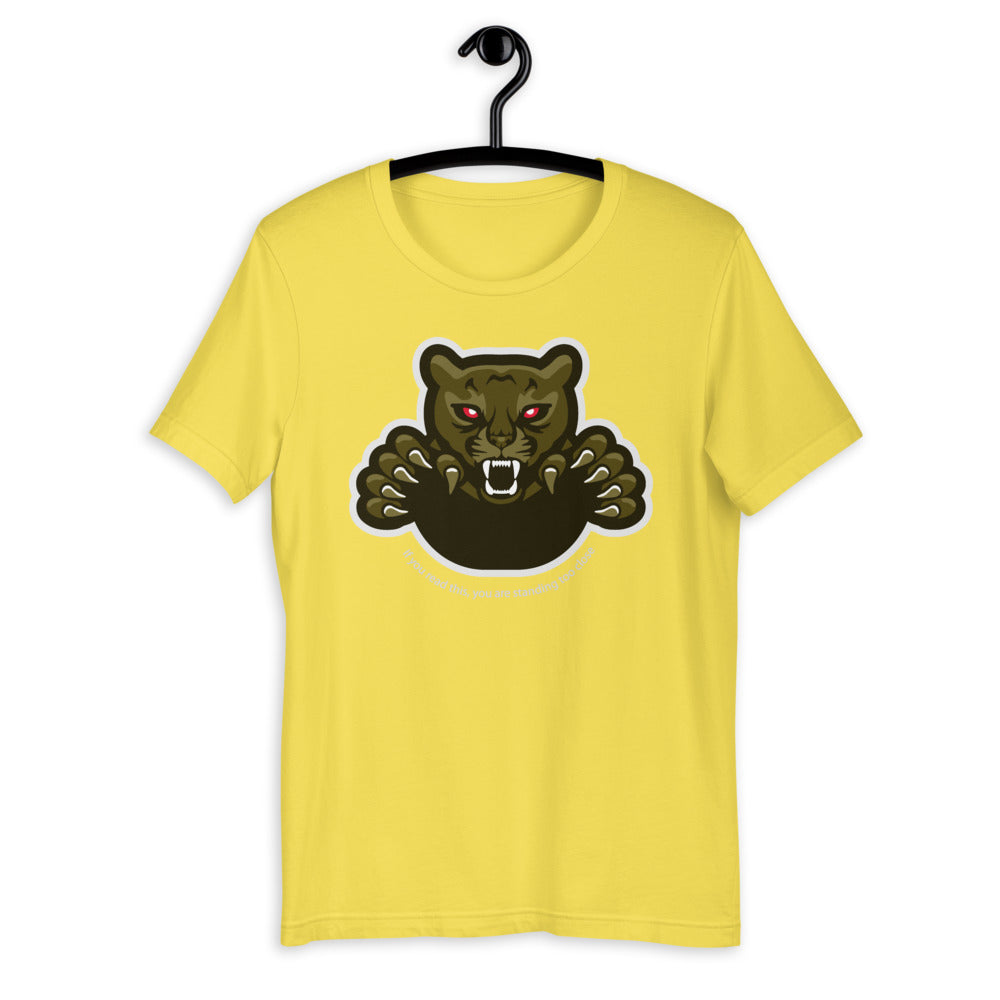 'Too Close' Panther Graphic Short-Sleeve Unisex T-Shirt