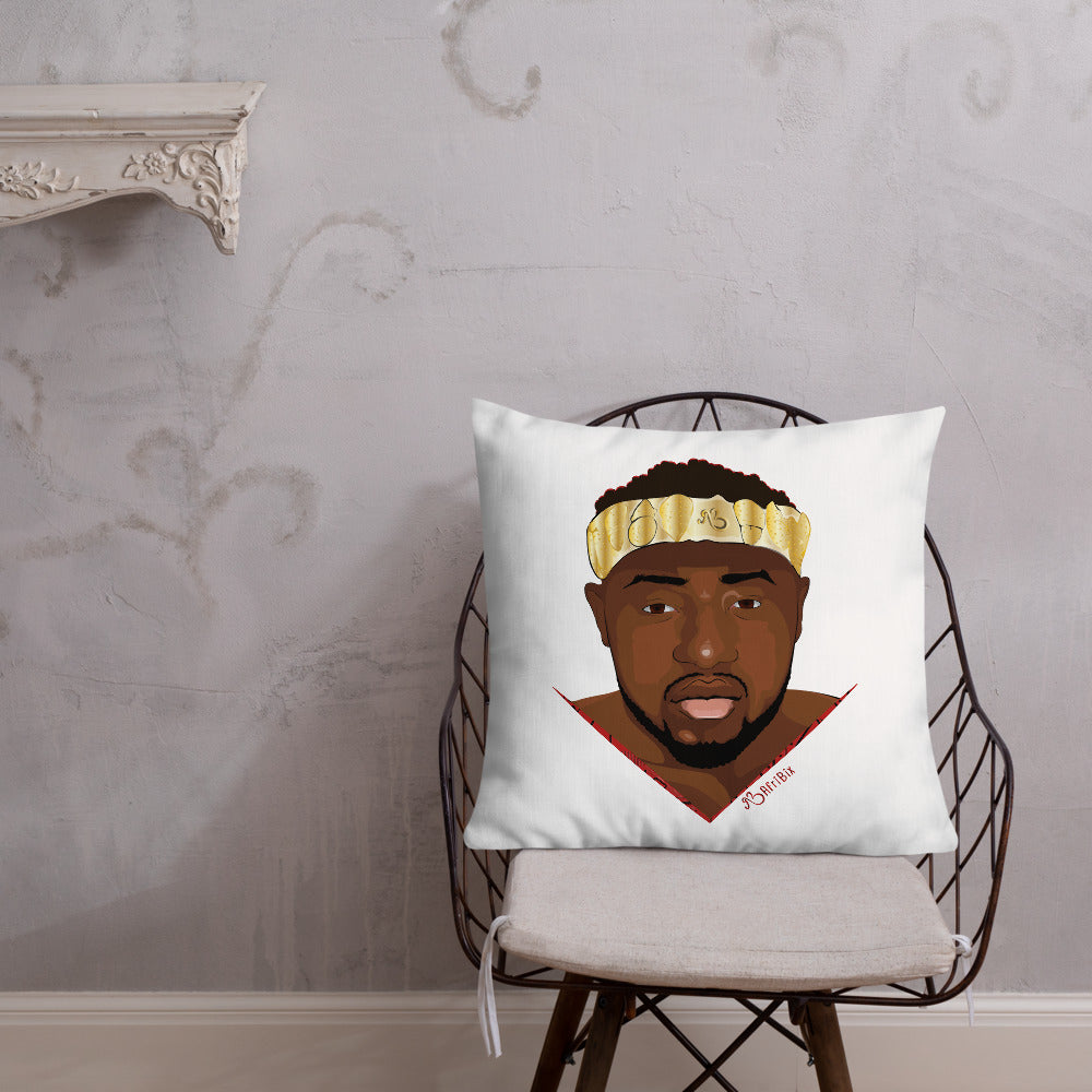 AfriBix Warrior King Tribal Print Premium Pillow