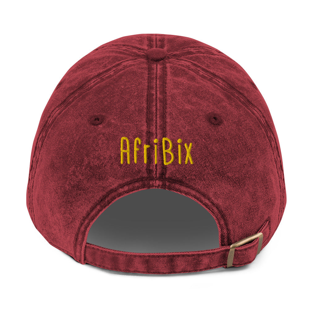 AfriBix Classic Vintage Cotton Twill Cap