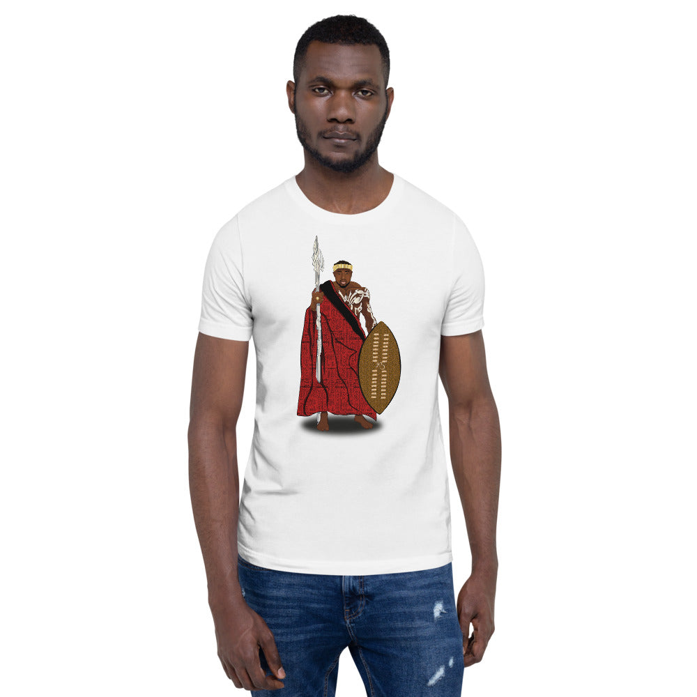 AfriBix Warrior African King Short-Sleeve Unisex T-Shirt