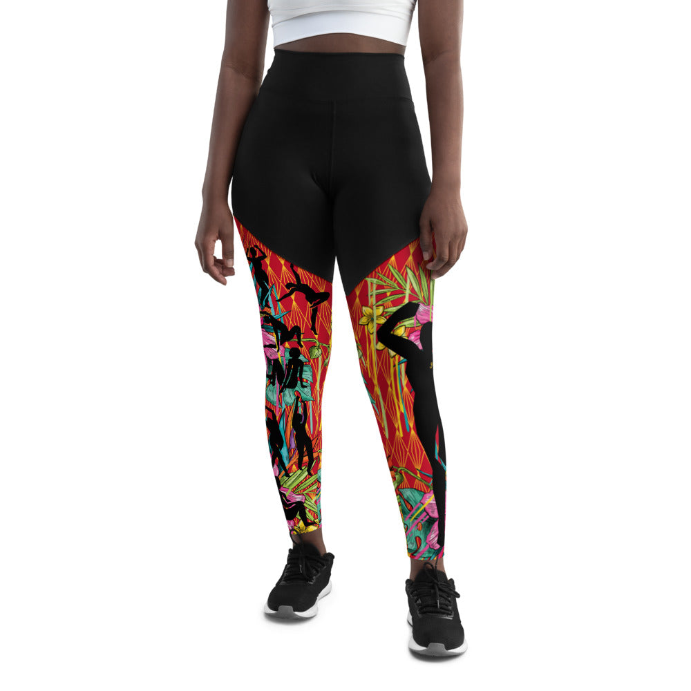 Silhouette Compression Sports Leggings