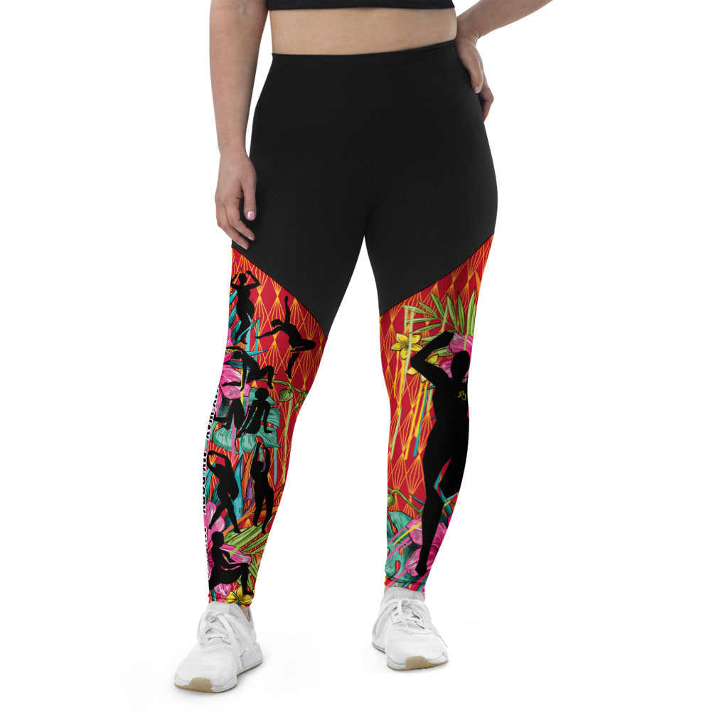 Silhouette Compression Sports Leggings