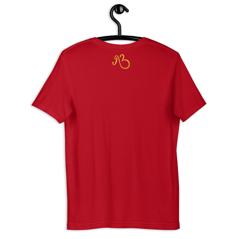 AfriBix Classic Embroidered Short-sleeve unisex t-shirt